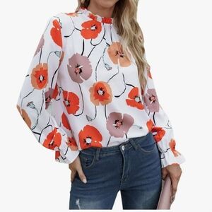 Dolls & Dames Poppy Print Blouse